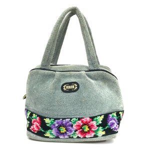 FEILER Bag Hand Bag Cotton Multicolor 6 B1 Authentic
